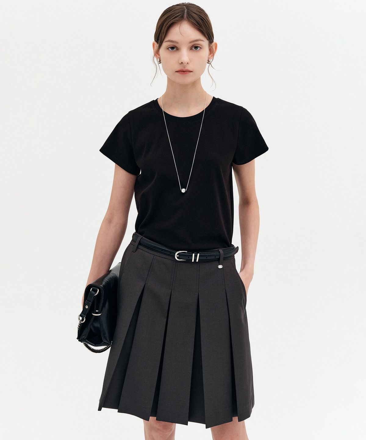 룩캐스트(LOOKAST) 폴렛 베이직 티셔츠 / PAULETTE BASIC T-SHIRT_6colors