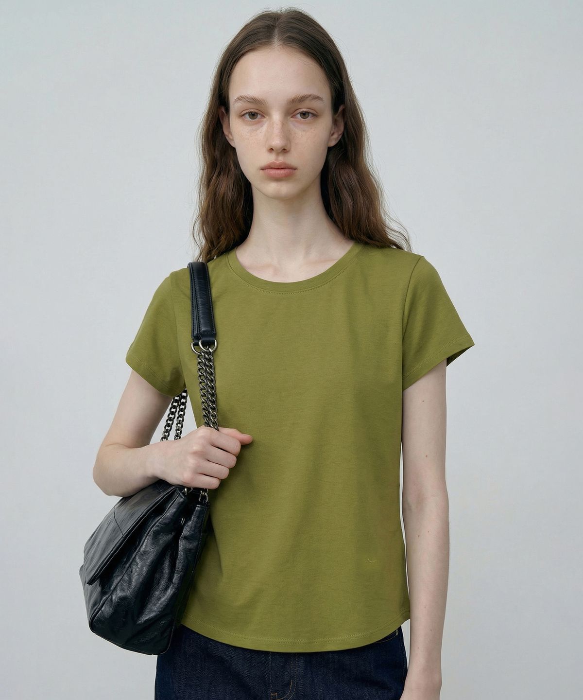 룩캐스트(LOOKAST) 폴렛 베이직 티셔츠 / PAULETTE BASIC T-SHIRT_6colors