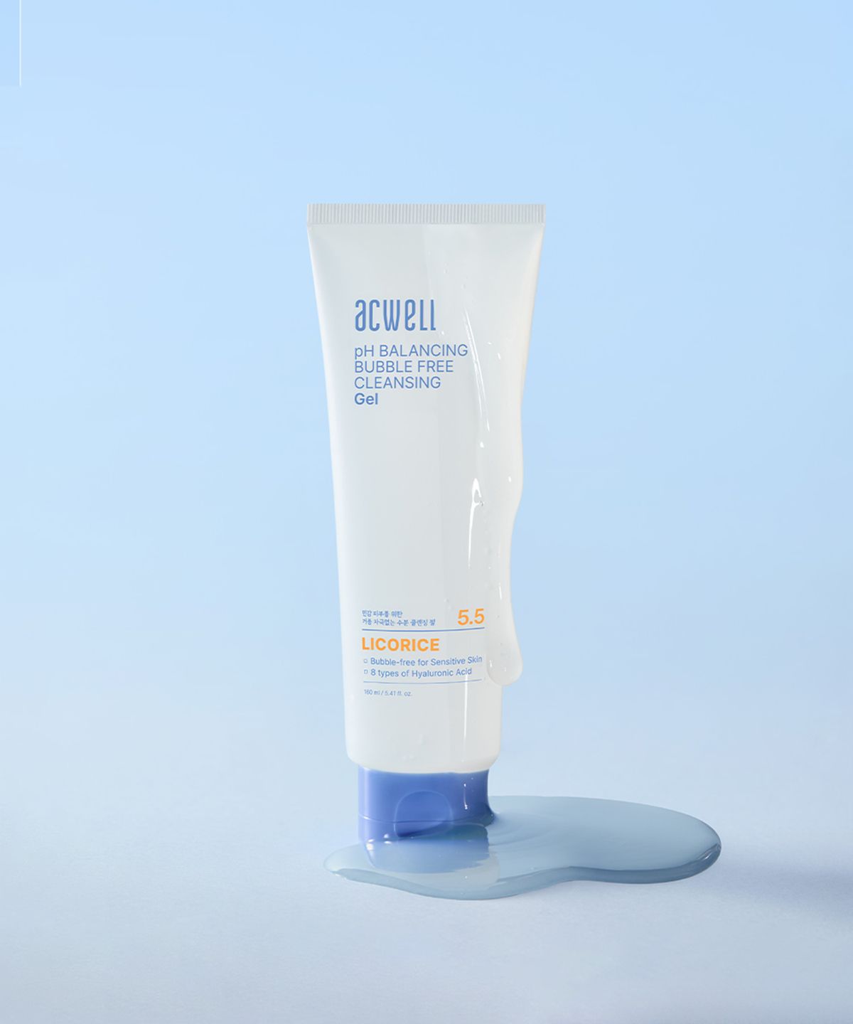 아크웰(ACWELL) pH 밸런싱 버블프리 클렌징 젤 160ml