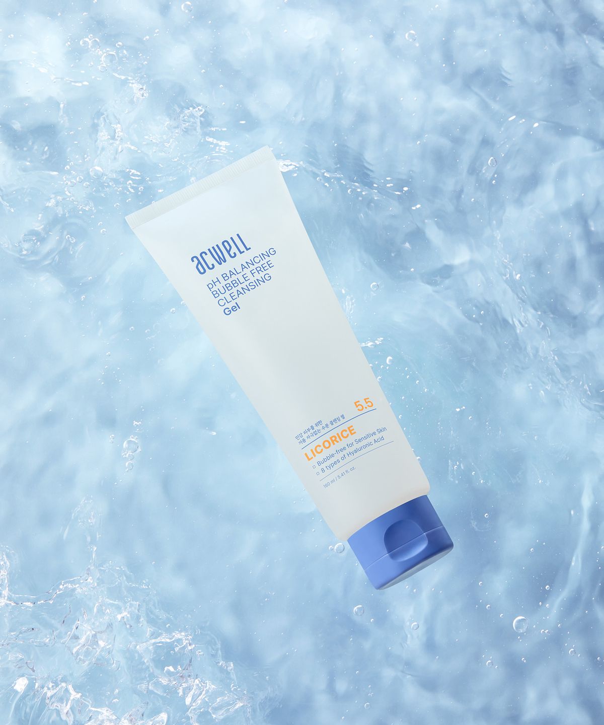 아크웰(ACWELL) pH 밸런싱 버블프리 클렌징 젤 160ml