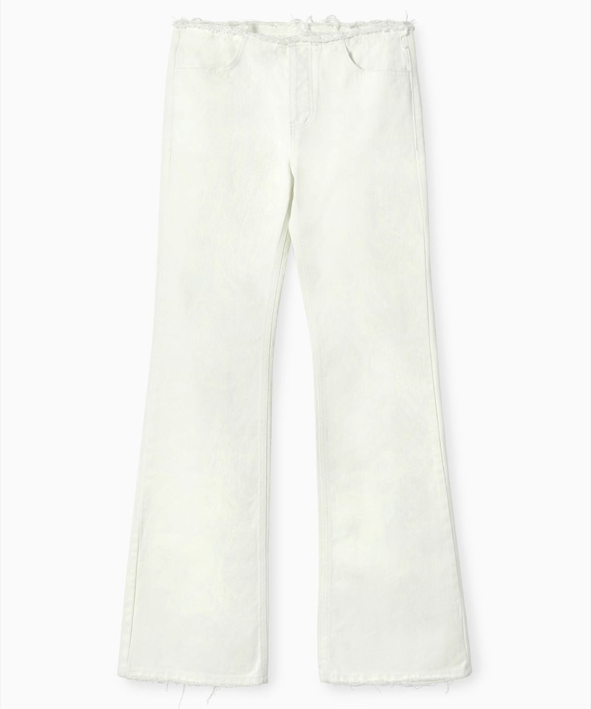에스이오(s/e/o) RAW EDGE JEANS WHITE