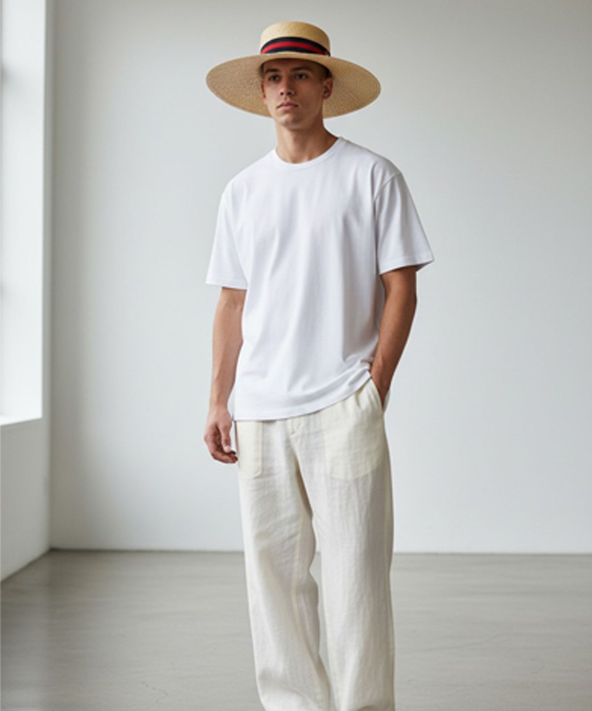 유니버셜 케미스트리(UNIVERSAL CHEMISTRY) Italy NV Kangkang Long Panama Hat 파나마햇