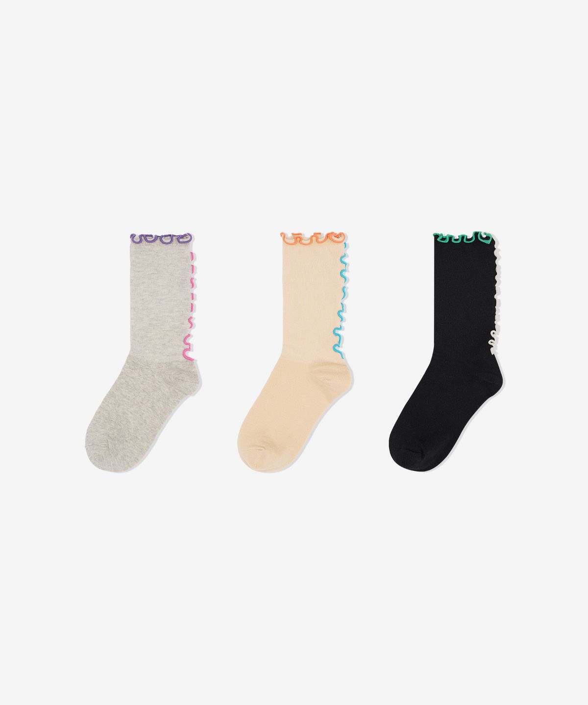 스튜디오 싹스탑(STUDIO SOCKSTOP) 싹스탑 로맨틱 우먼 삭스 3P 세트 기프트 5종