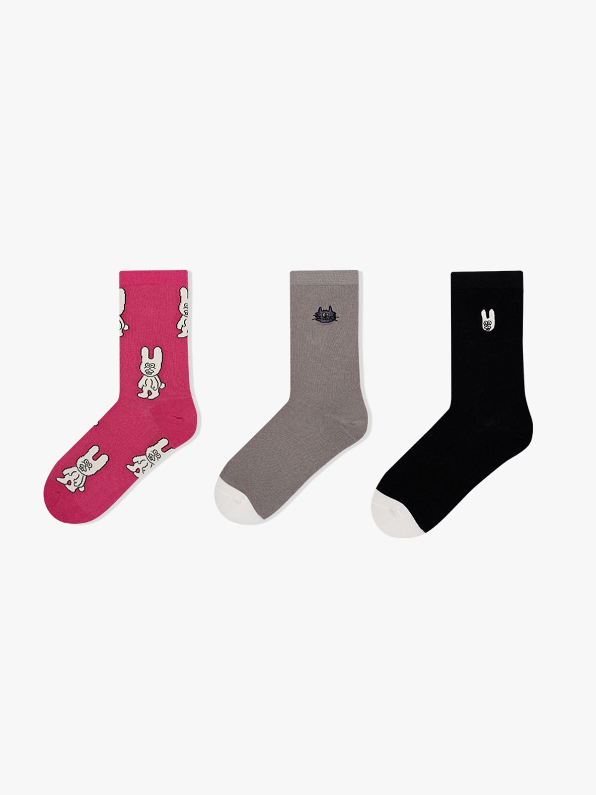 스튜디오 싹스탑(STUDIO SOCKSTOP) 싹스탑 위트 우먼 삭스 3P 세트 기프트 3종