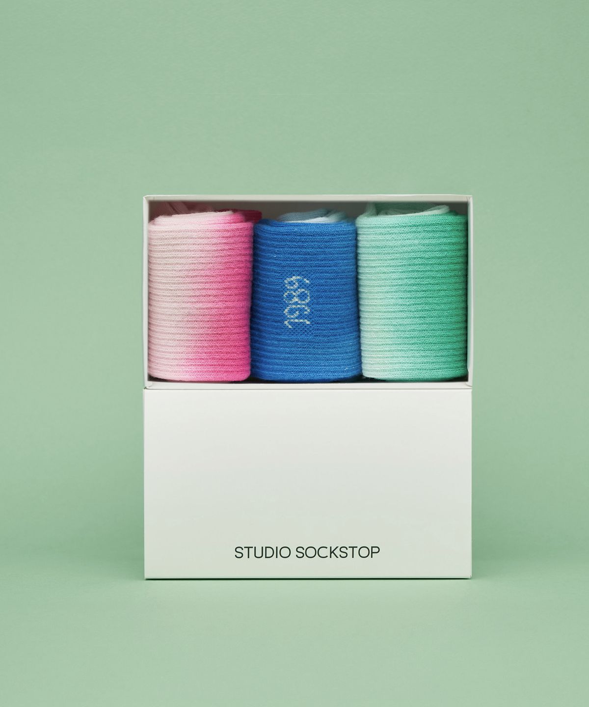 스튜디오 싹스탑(STUDIO SOCKSTOP) 싹스탑 뉴트로 우먼 삭스 3P 세트 기프트 4종