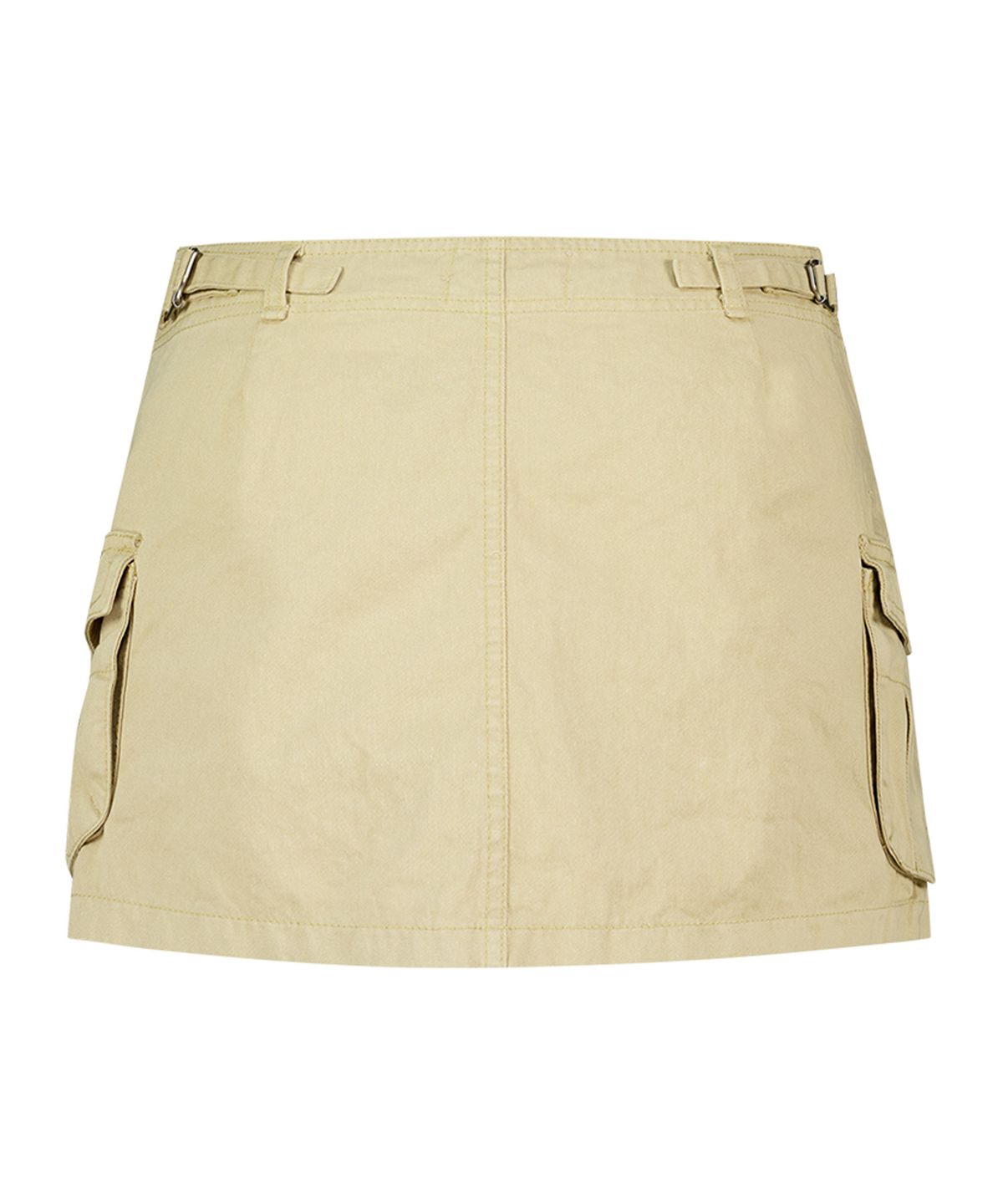 에즈이프 캘리(ASIF CALIE) WASHING CARGO LOW-RISE SKIRT BEIGE