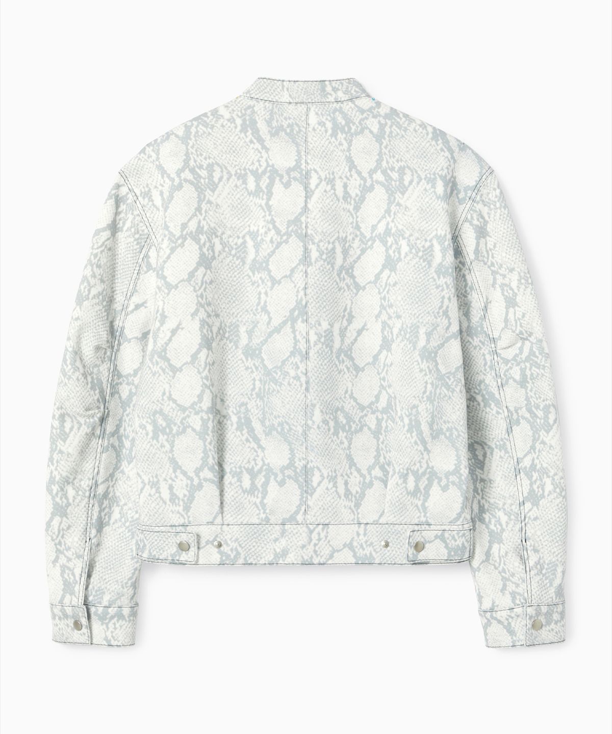 에스이오(s/e/o) PYTHON RIDER SWEAT JACKET WHITE