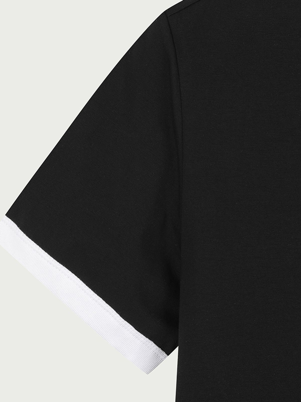 행텐(HANGTEN) 여성 스몰 그래픽 링거 티셔츠_100(10570-131-405-03)