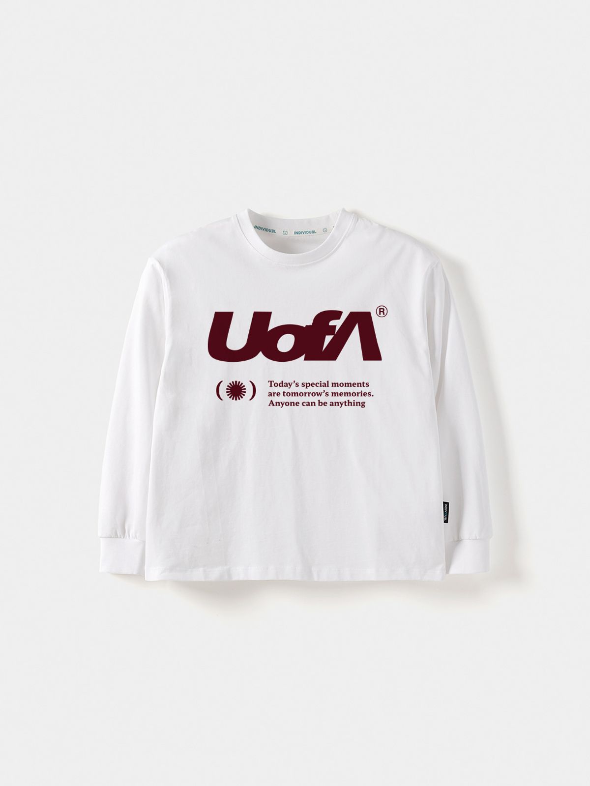 인디비주엘(INDIVIDUEL) 유타 아트웍 긴팔 티셔츠 - 2 COLOR
