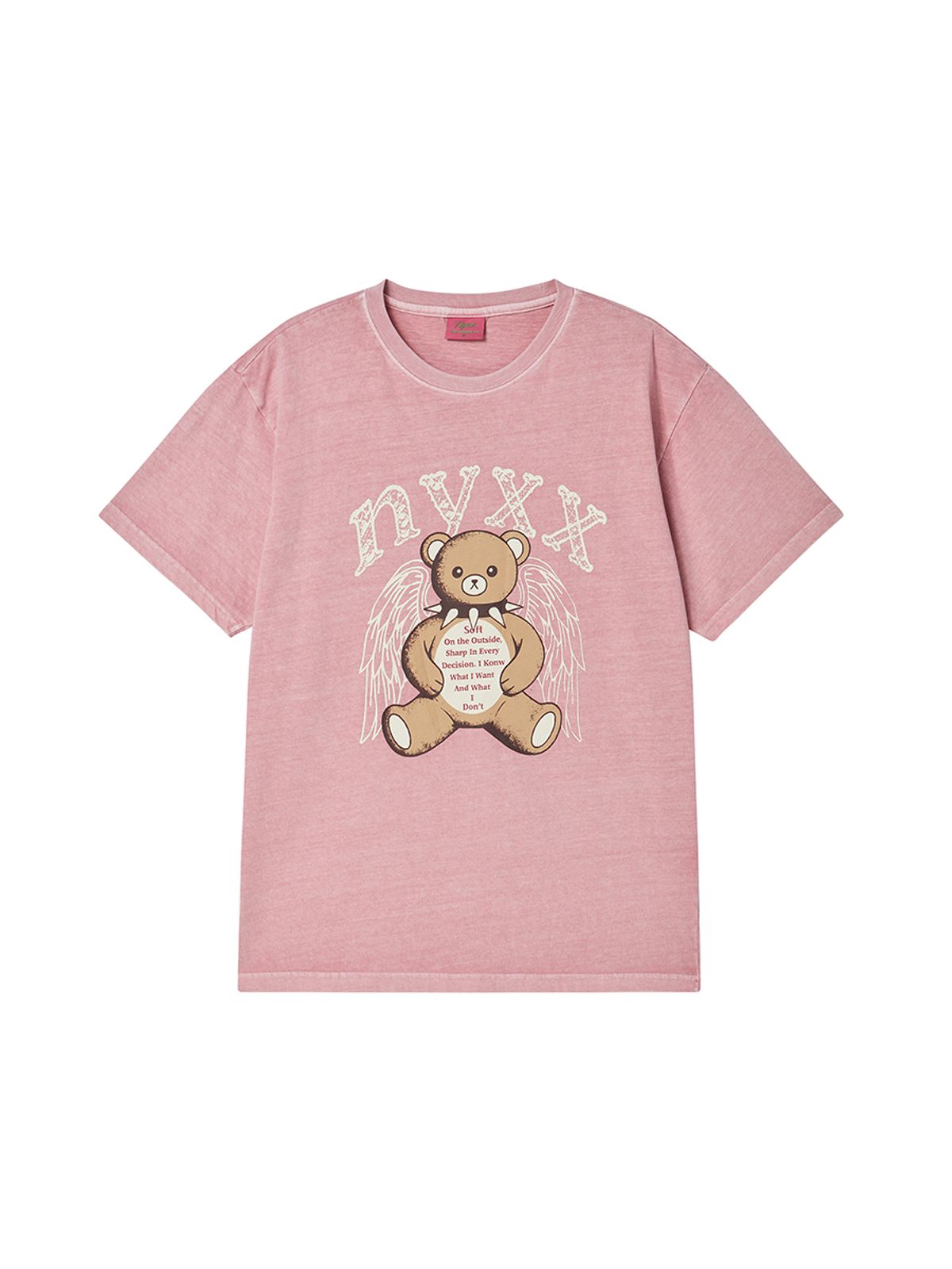 엔와이엑스엑스(NYXX) ANGEL BEAR TEE PINK