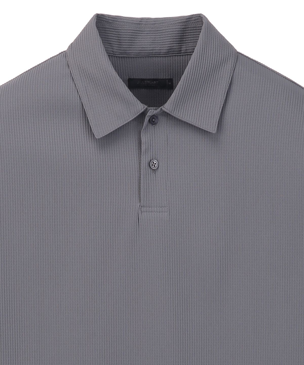 질스튜어트뉴욕 맨(JILLSTUART NEWYORK MEN) 골지 서커 셋업 반팔 티셔츠 - 그레이 (JNTS6B483G2)