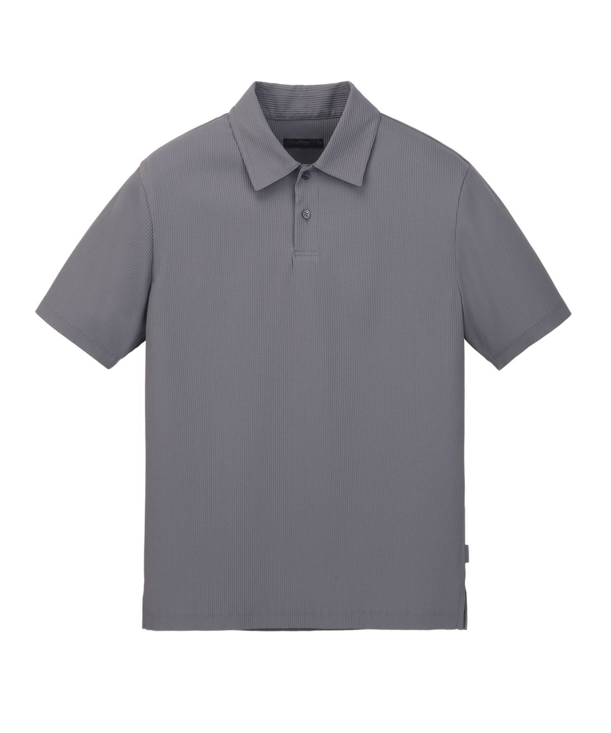 질스튜어트뉴욕 맨(JILLSTUART NEWYORK MEN) 골지 서커 셋업 반팔 티셔츠 - 그레이 (JNTS6B483G2)