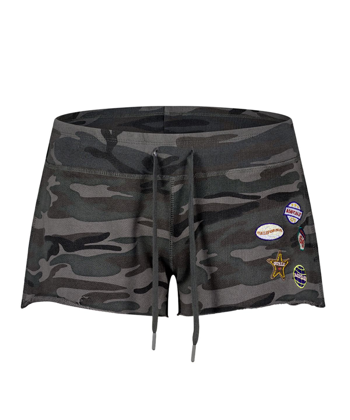에즈이프 캘리(ASIF CALIE) EMBROIDERY PATCH CAMOUFLAGE SHORTS CHARCOAL