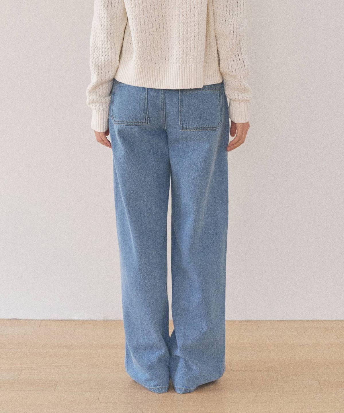 망고매니플리즈(MANGO MANY PLEASE) JETA PINTUCK JEANS_BLUE