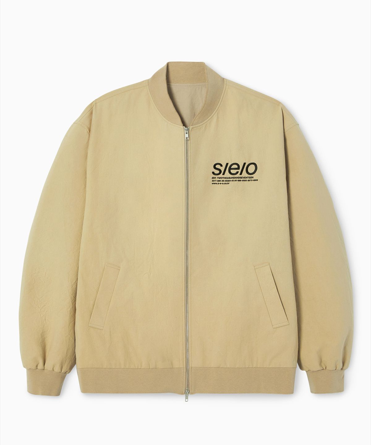 에스이오(s/e/o) COTTON SLIT MA-1 JACKET CAMEL