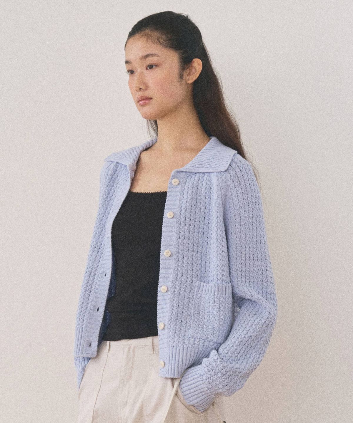 망고매니플리즈(MANGO MANY PLEASE) WEZZY CARDIGAN_LIGHT BLUE