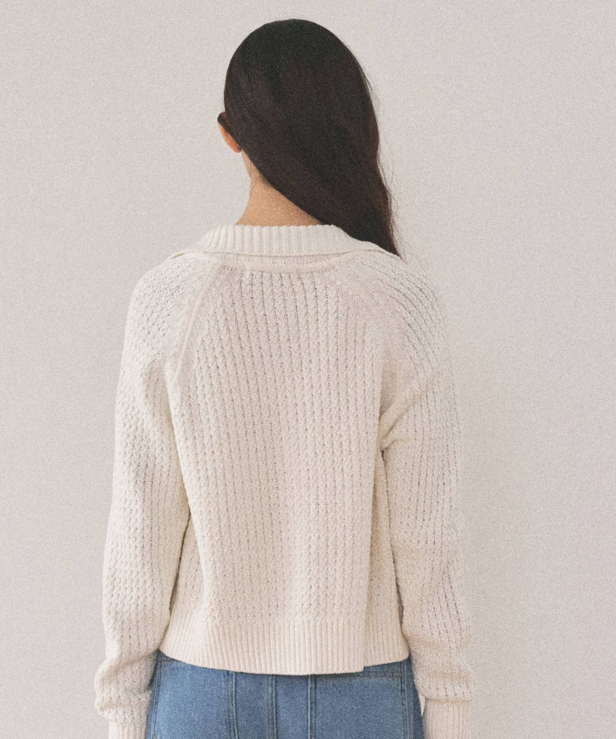 망고매니플리즈(MANGO MANY PLEASE) WEZZY CARDIGAN_CREAM