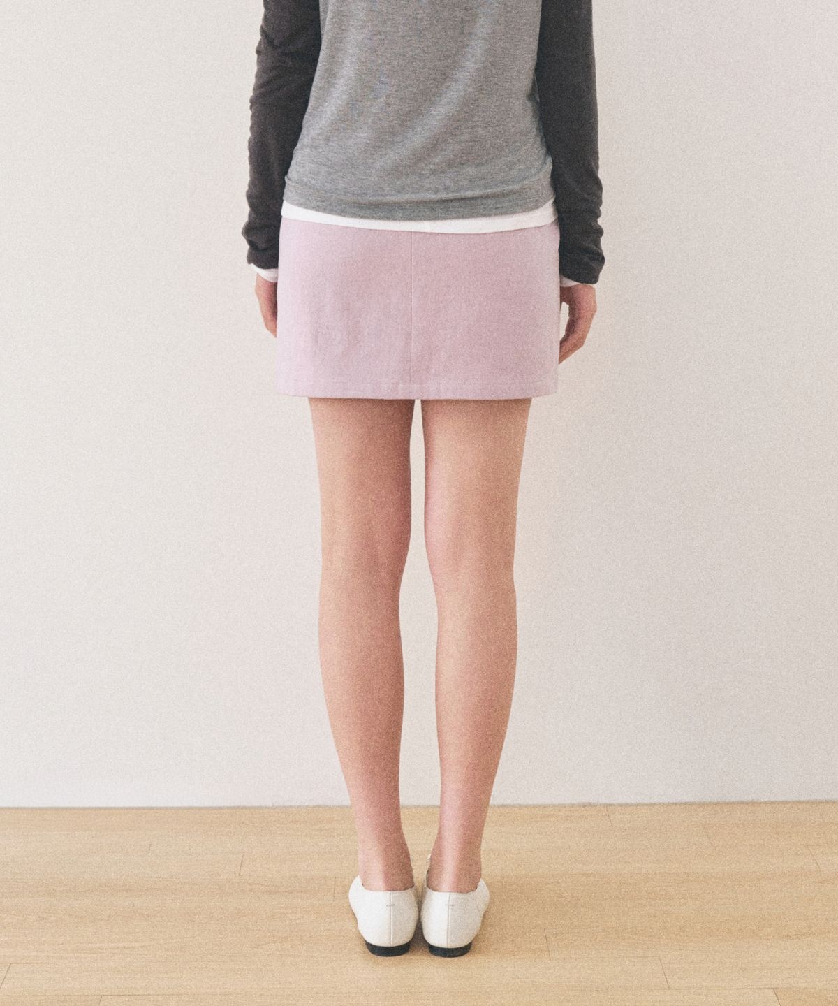 망고매니플리즈(MANGO MANY PLEASE) WEET MINI SKIRT_PURPLE