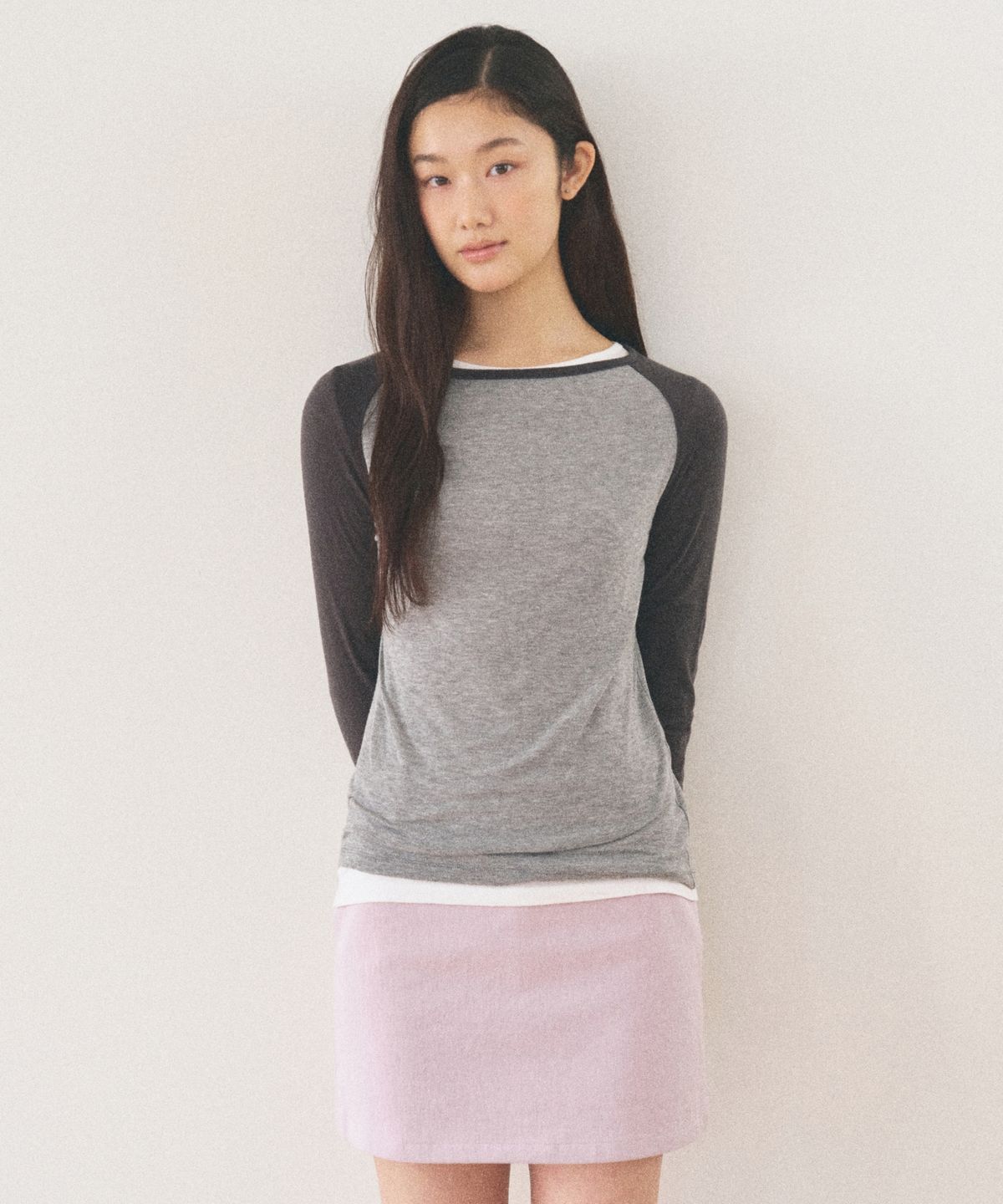 망고매니플리즈(MANGO MANY PLEASE) WEET MINI SKIRT_PURPLE