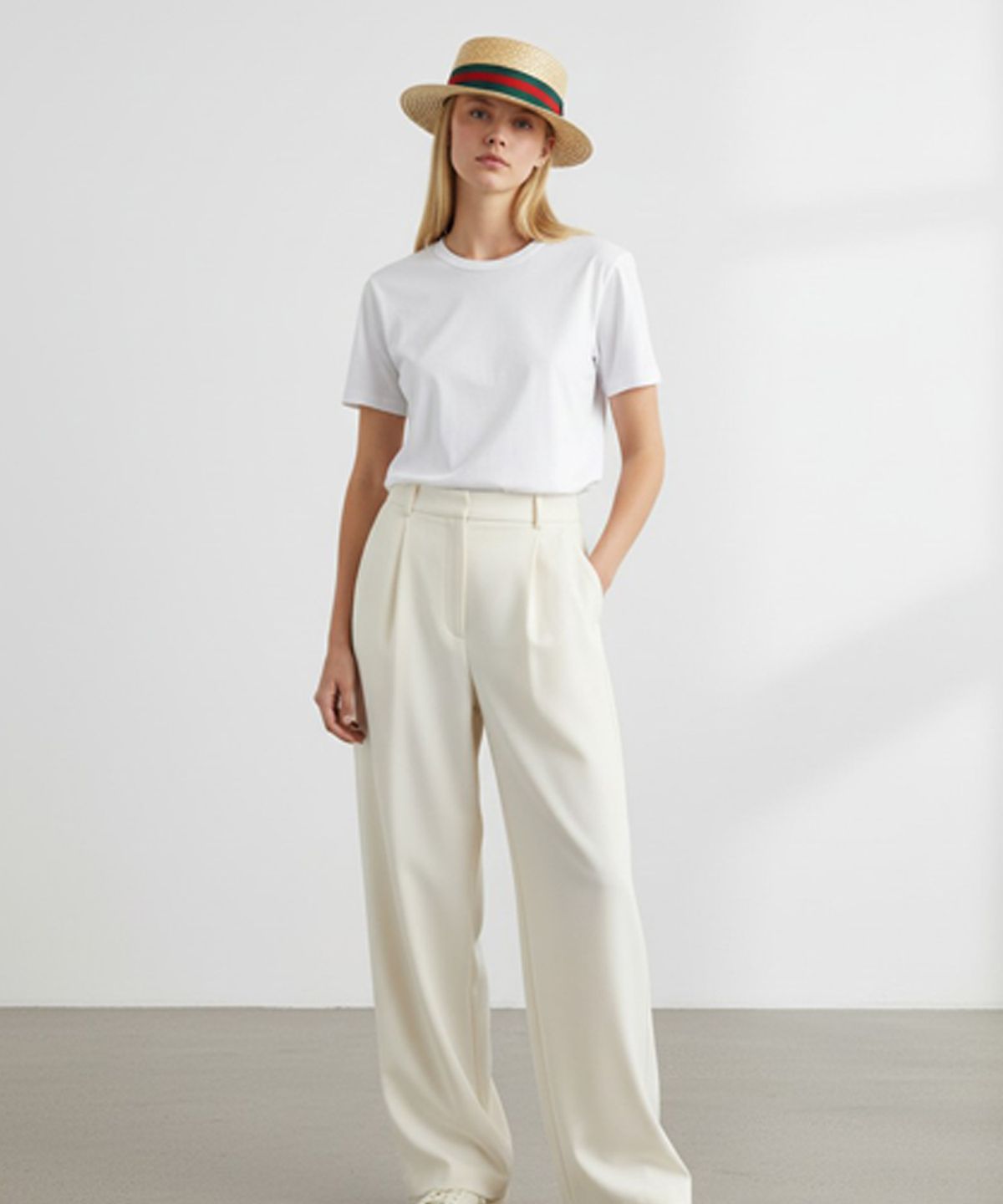 유니버셜 케미스트리(UNIVERSAL CHEMISTRY) Italy NV Kangkang Short Panama Hat 파나마햇