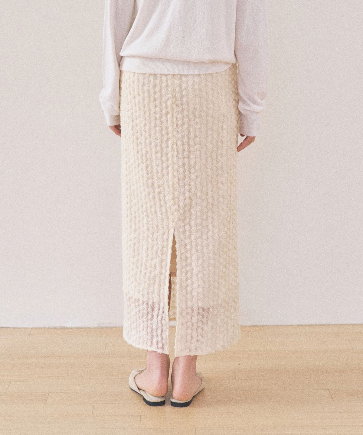 망고매니플리즈(MANGO MANY PLEASE) BLUMI LACE SKIRT_NATURAL