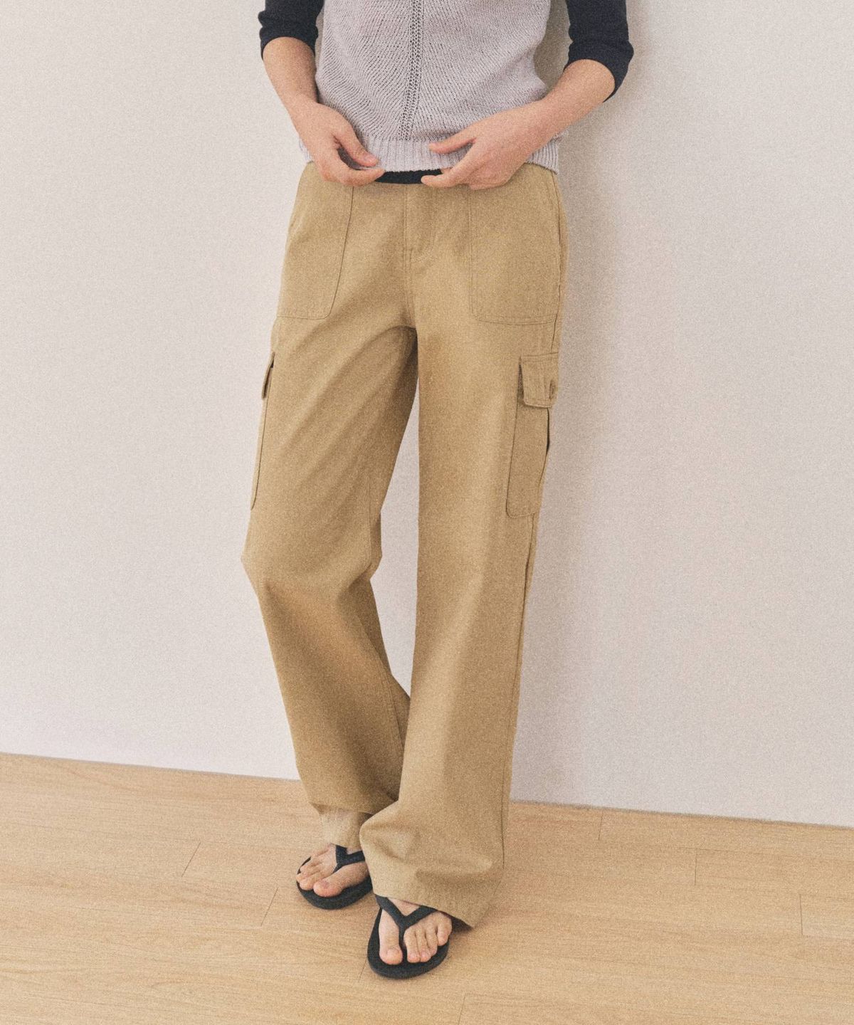 망고매니플리즈(MANGO MANY PLEASE) TETTA WASHED PANTS_BEIGE