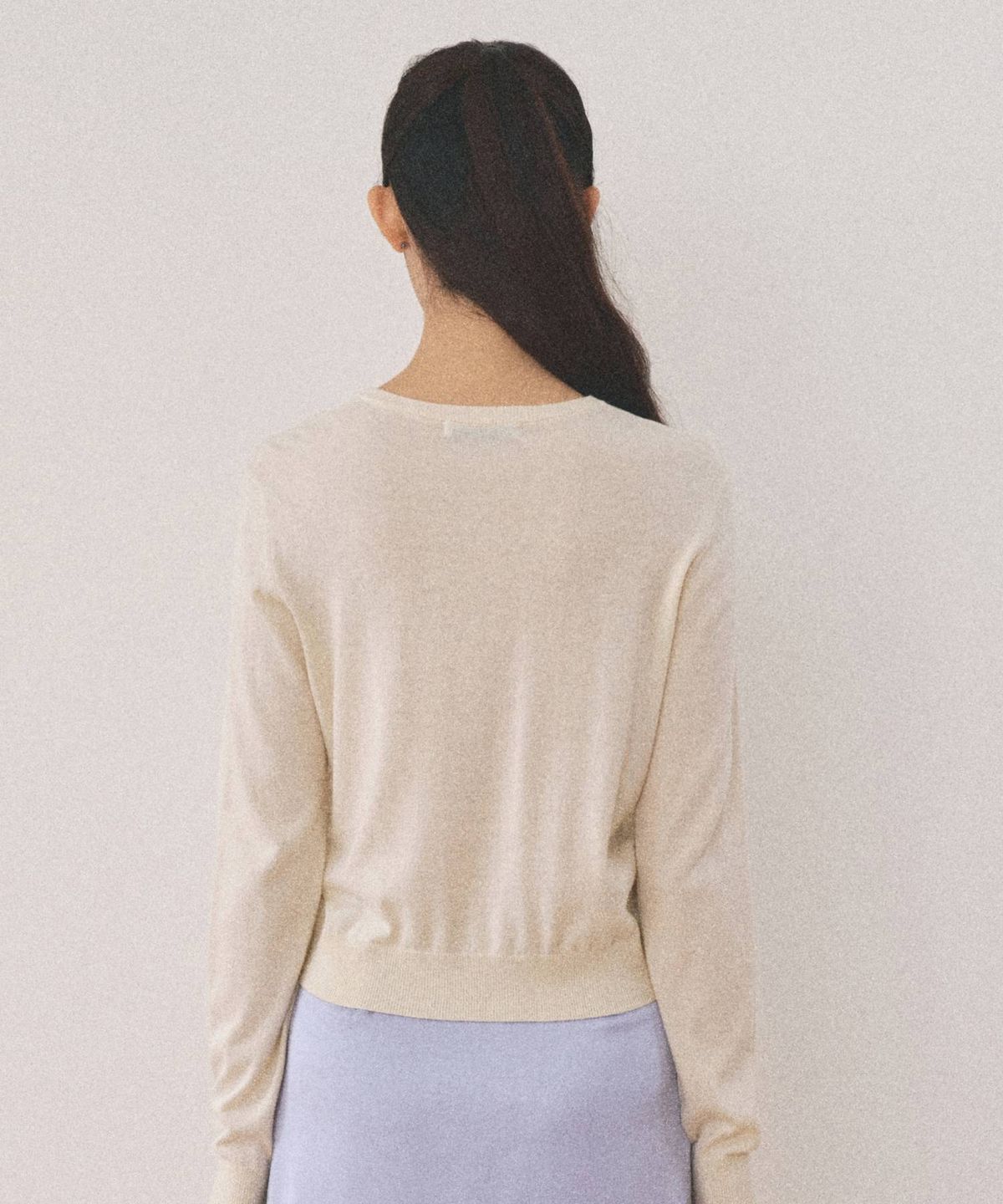 망고매니플리즈(MANGO MANY PLEASE) MOLLI ROUND CARDIGAN_VANILLA