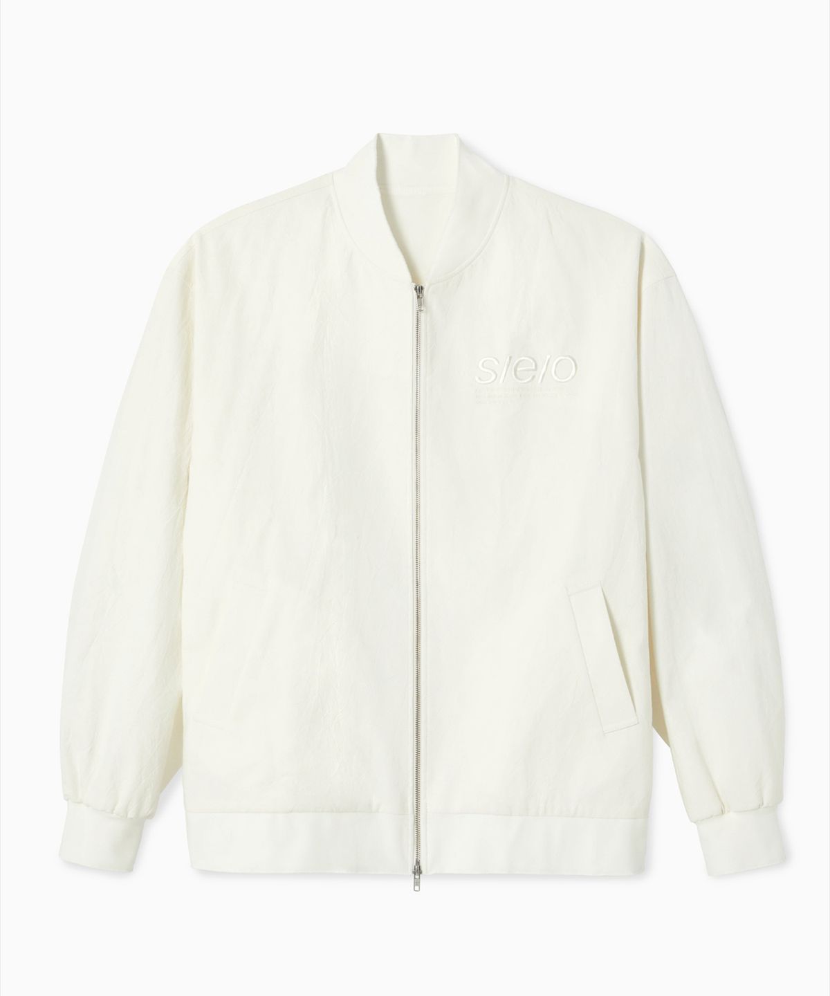 에스이오(s/e/o) COTTON SLIT MA-1 JACKET IVORY