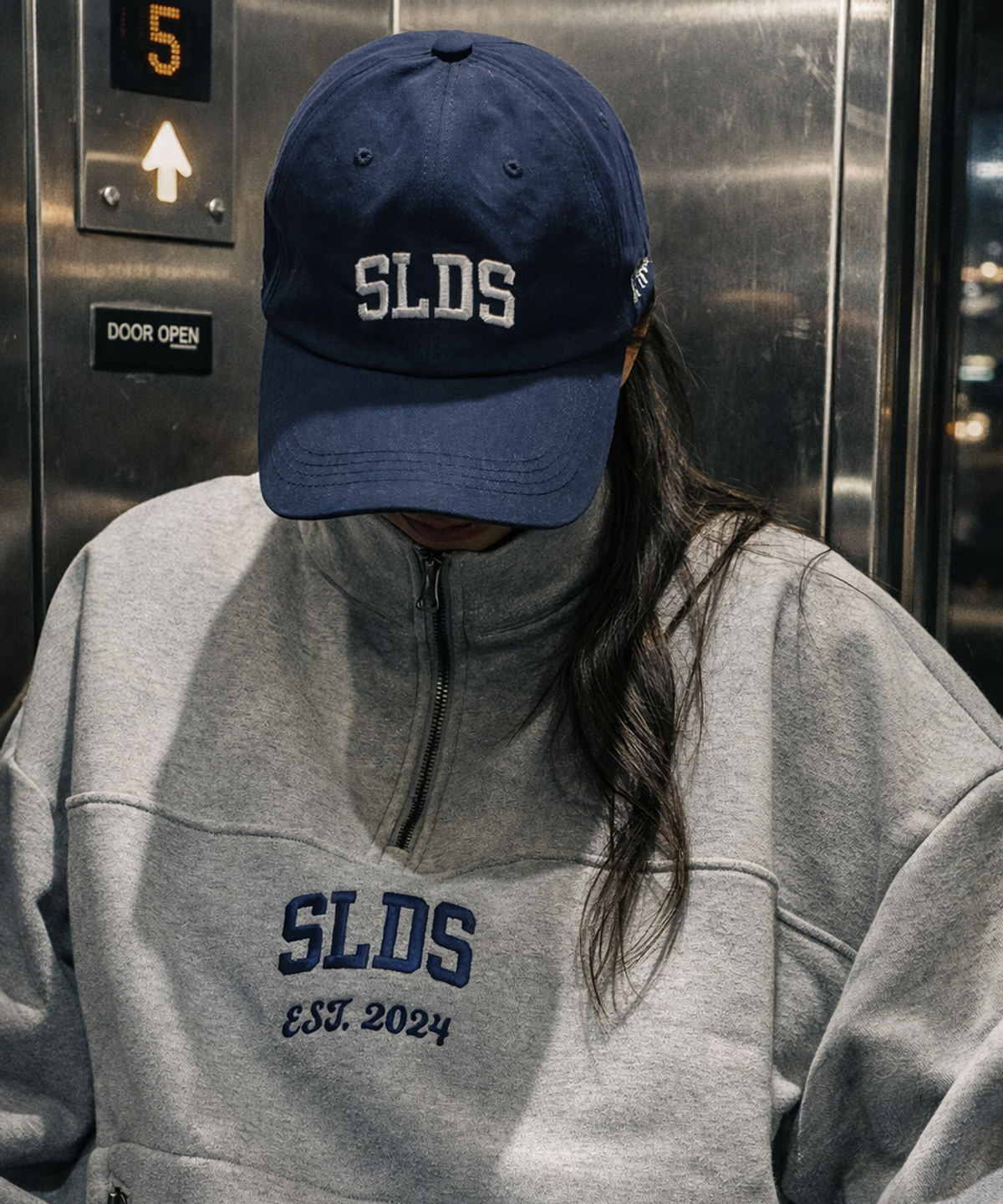 슬레이즈(SLDS) SLDS 헤리티지 하프집업 (그레이)