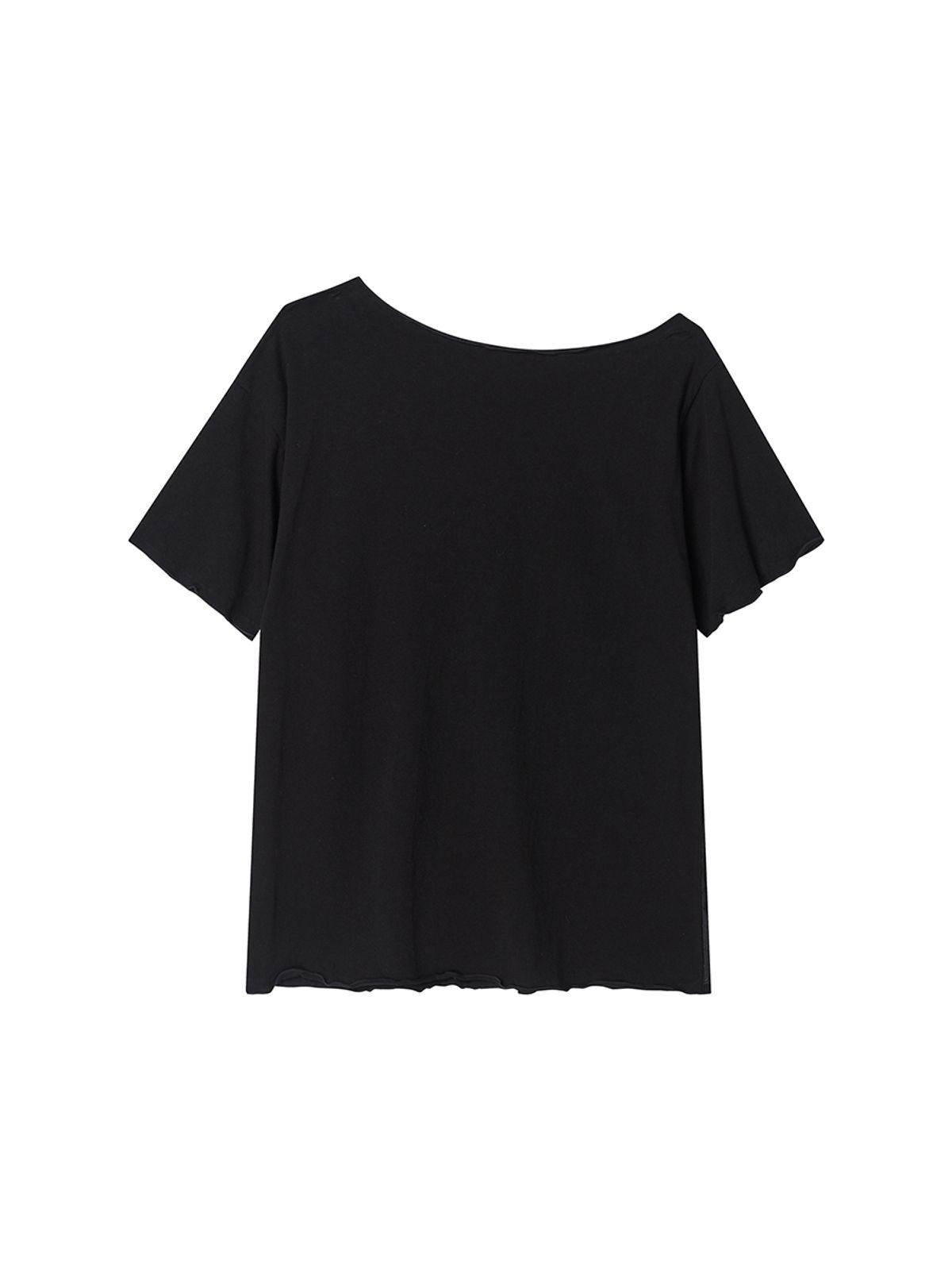 엔와이엑스엑스(NYXX) UNIONJACK OFF SHOULDER TEE BLACK