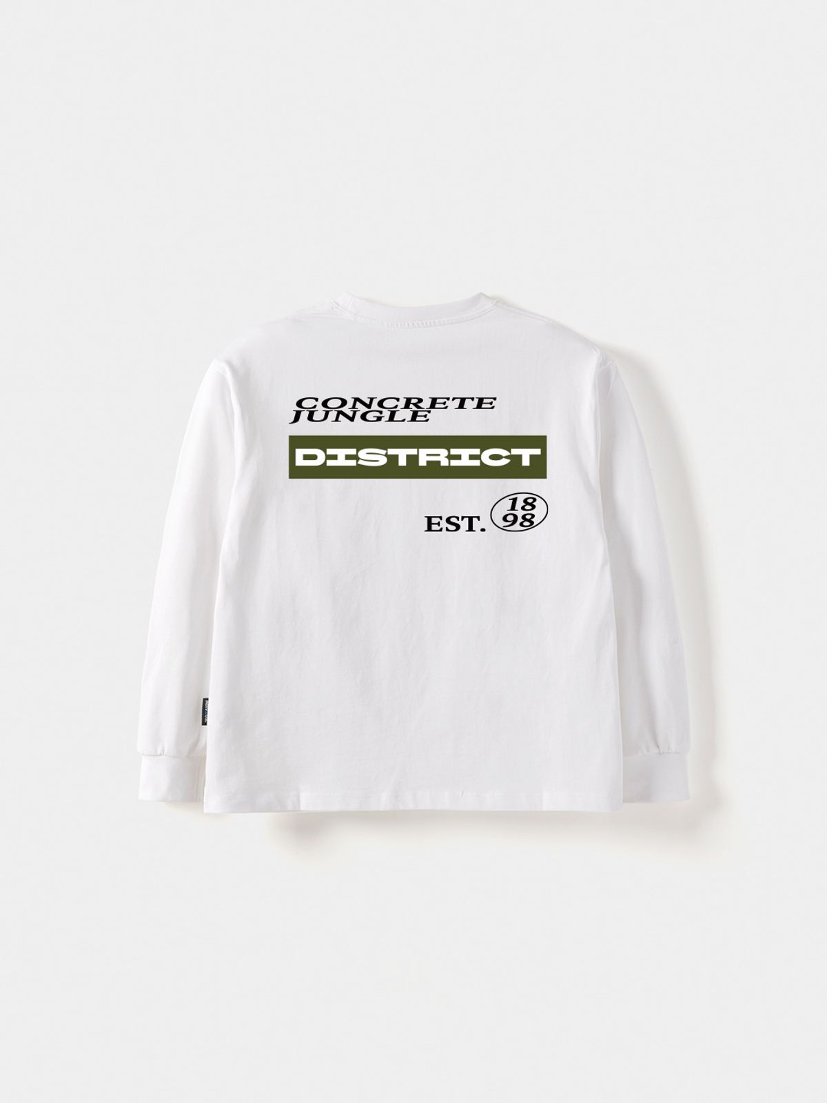 인디비주엘(INDIVIDUEL) 디스트릭트 아트웍 긴팔 티셔츠 - 2 COLOR