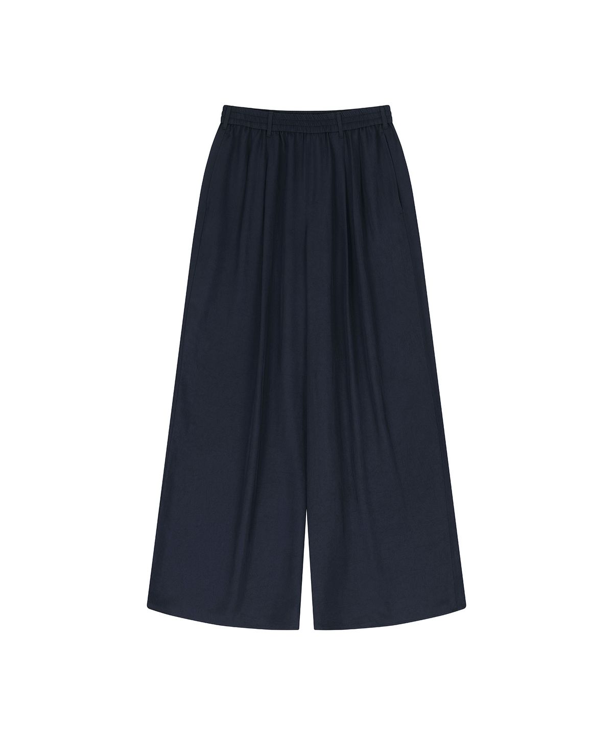 비자비(VIS A VIS) TWILL DRESSY EASY PANTS (NAVY)
