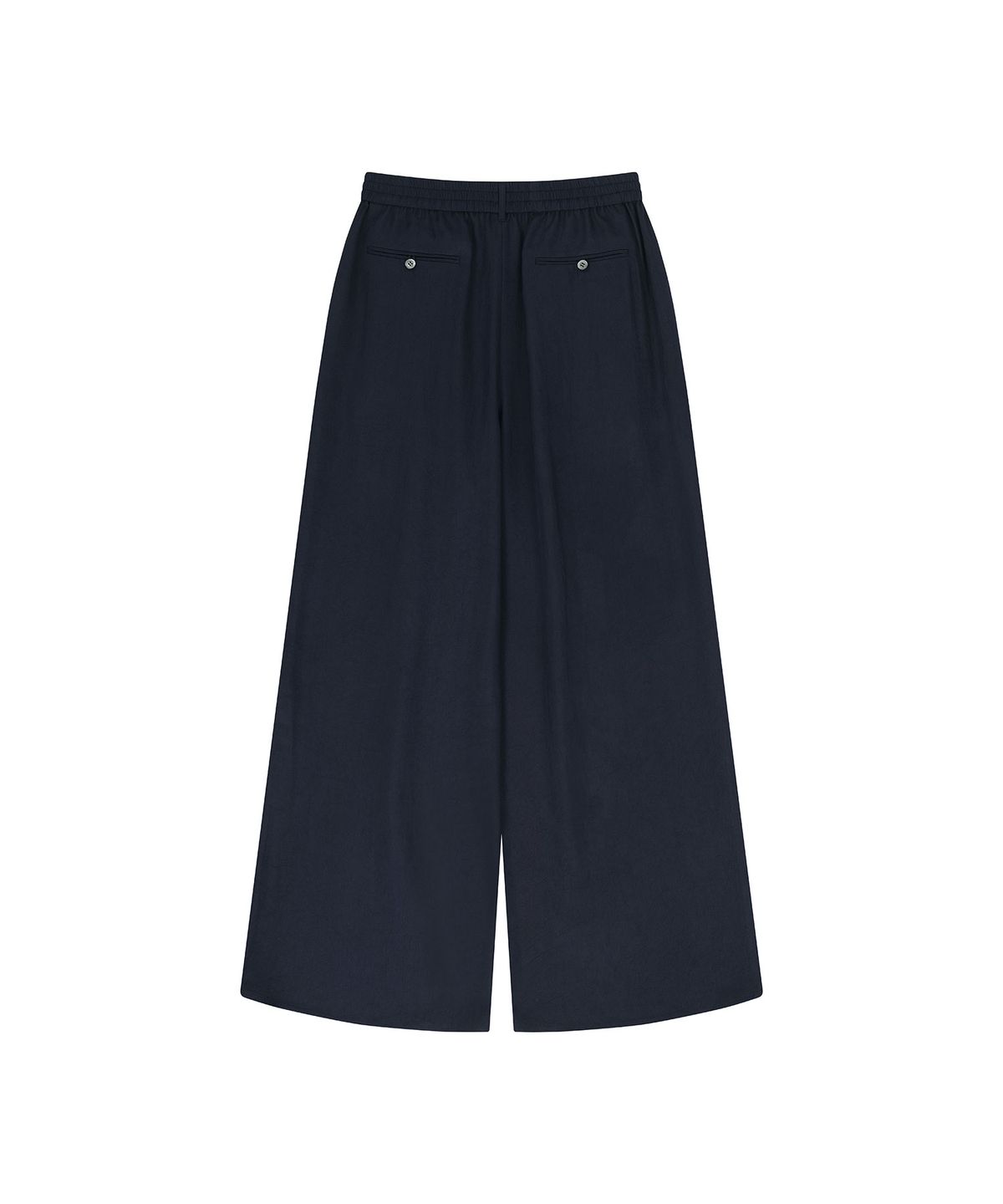 비자비(VIS A VIS) TWILL DRESSY EASY PANTS (NAVY)