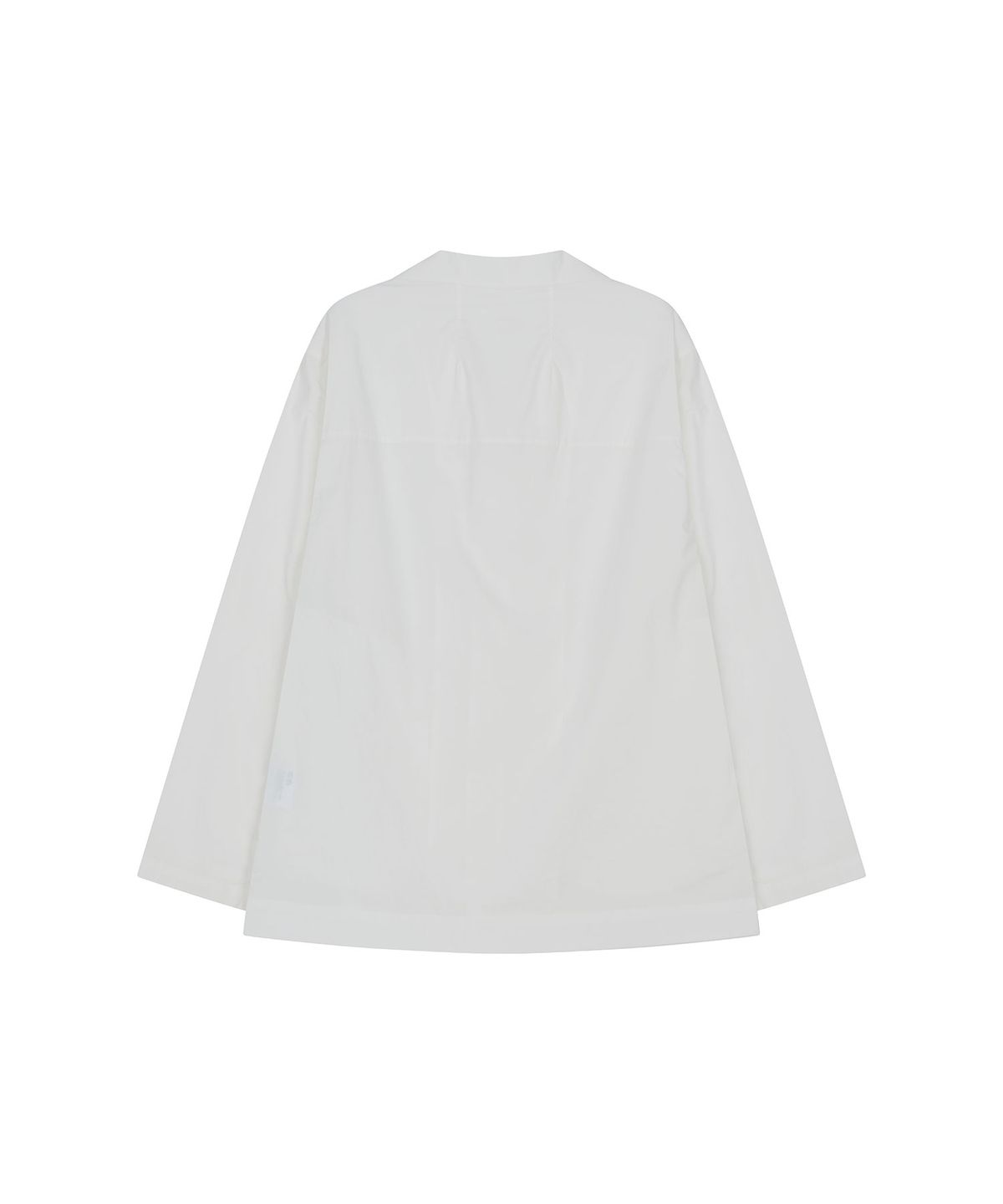 비자비(VIS A VIS) COTTON TIE-FRONT LS SHIRT (WHITE)