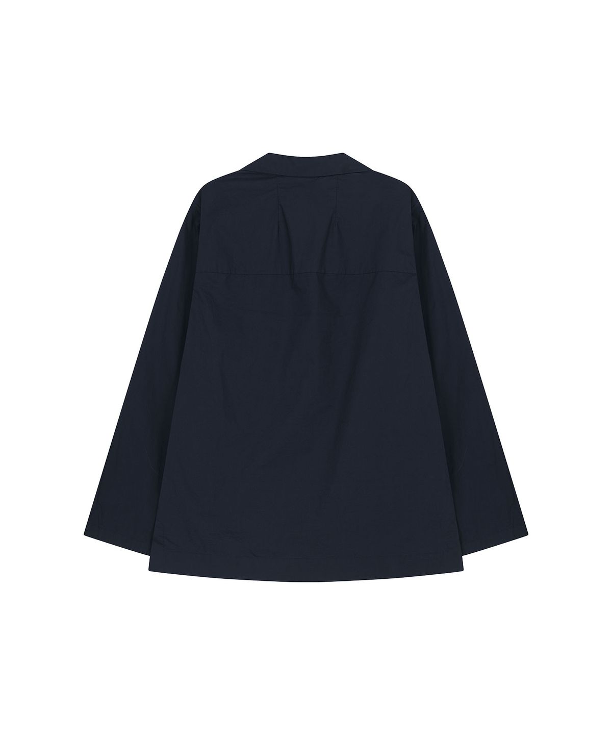 비자비(VIS A VIS) COTTON BUTTON DOWN LS SHIRT (NAVY)