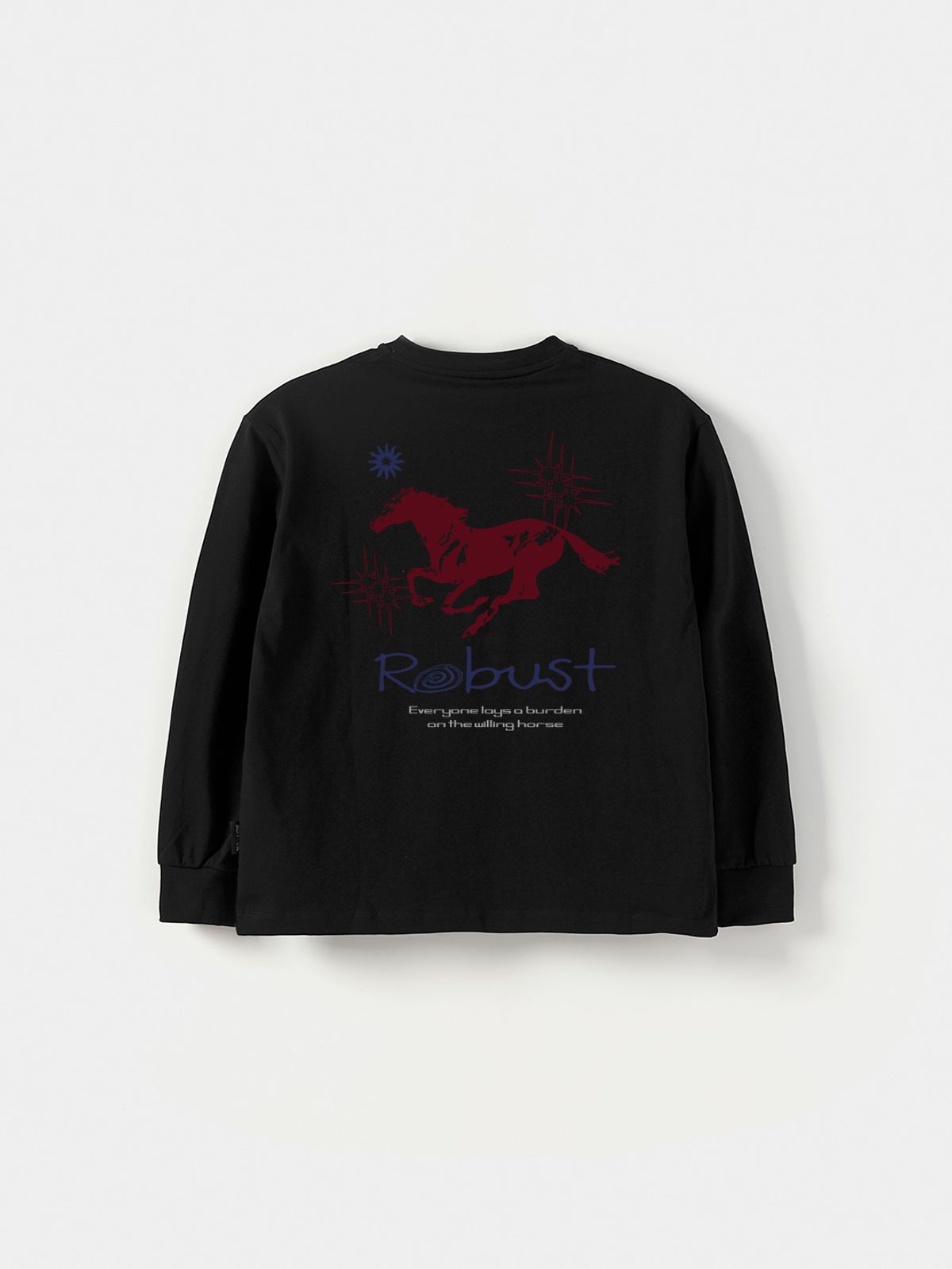인디비주엘(INDIVIDUEL) 딥러닝 아트웍 긴팔 티셔츠 - 2 COLOR