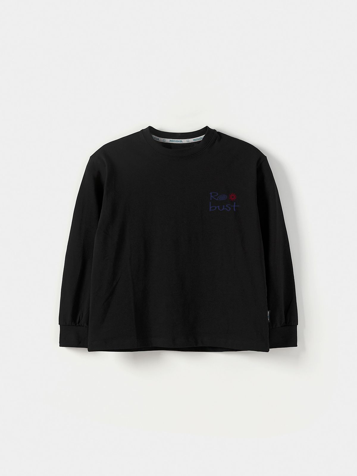 인디비주엘(INDIVIDUEL) 딥러닝 아트웍 긴팔 티셔츠 - 2 COLOR
