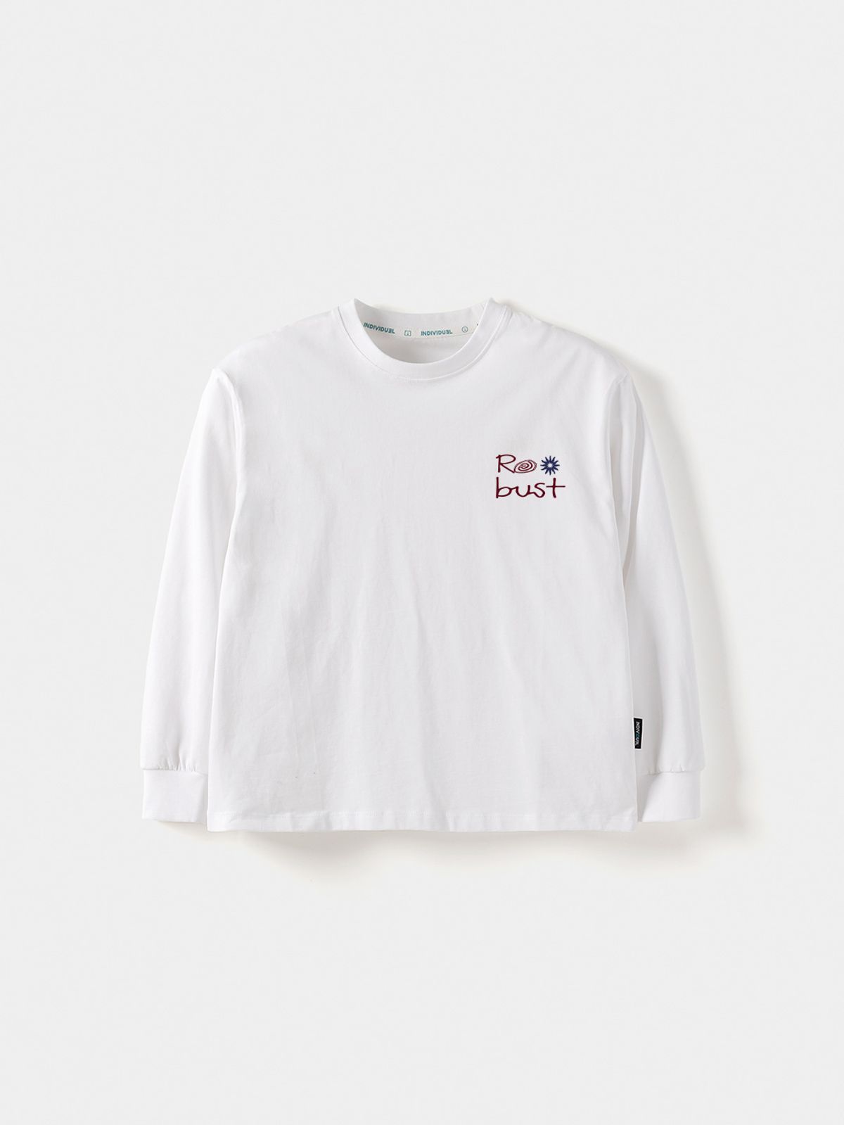 인디비주엘(INDIVIDUEL) 딥러닝 아트웍 긴팔 티셔츠 - 2 COLOR