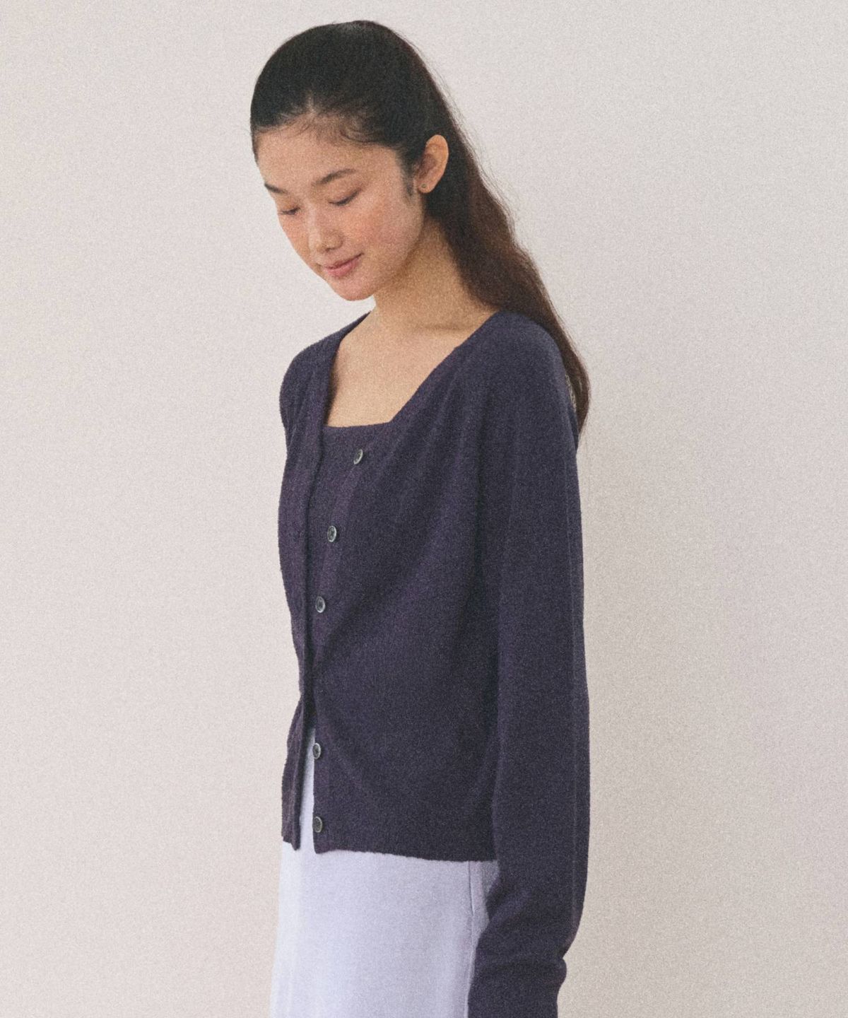 망고매니플리즈(MANGO MANY PLEASE) YURI CARDIGAN SET_NAVY
