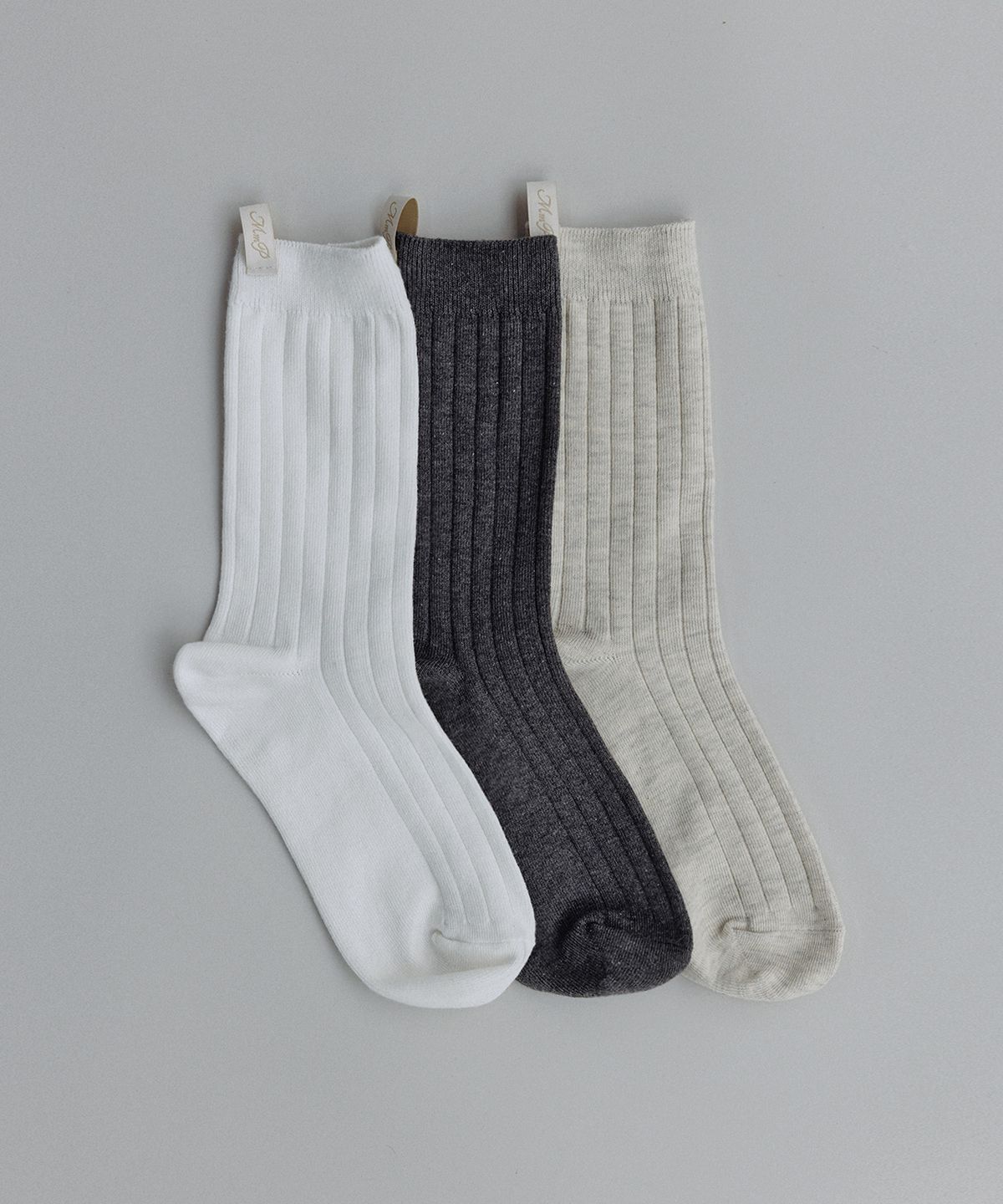 망고매니플리즈(MANGO MANY PLEASE) KAI RIBBED SOCKS_3COLORS