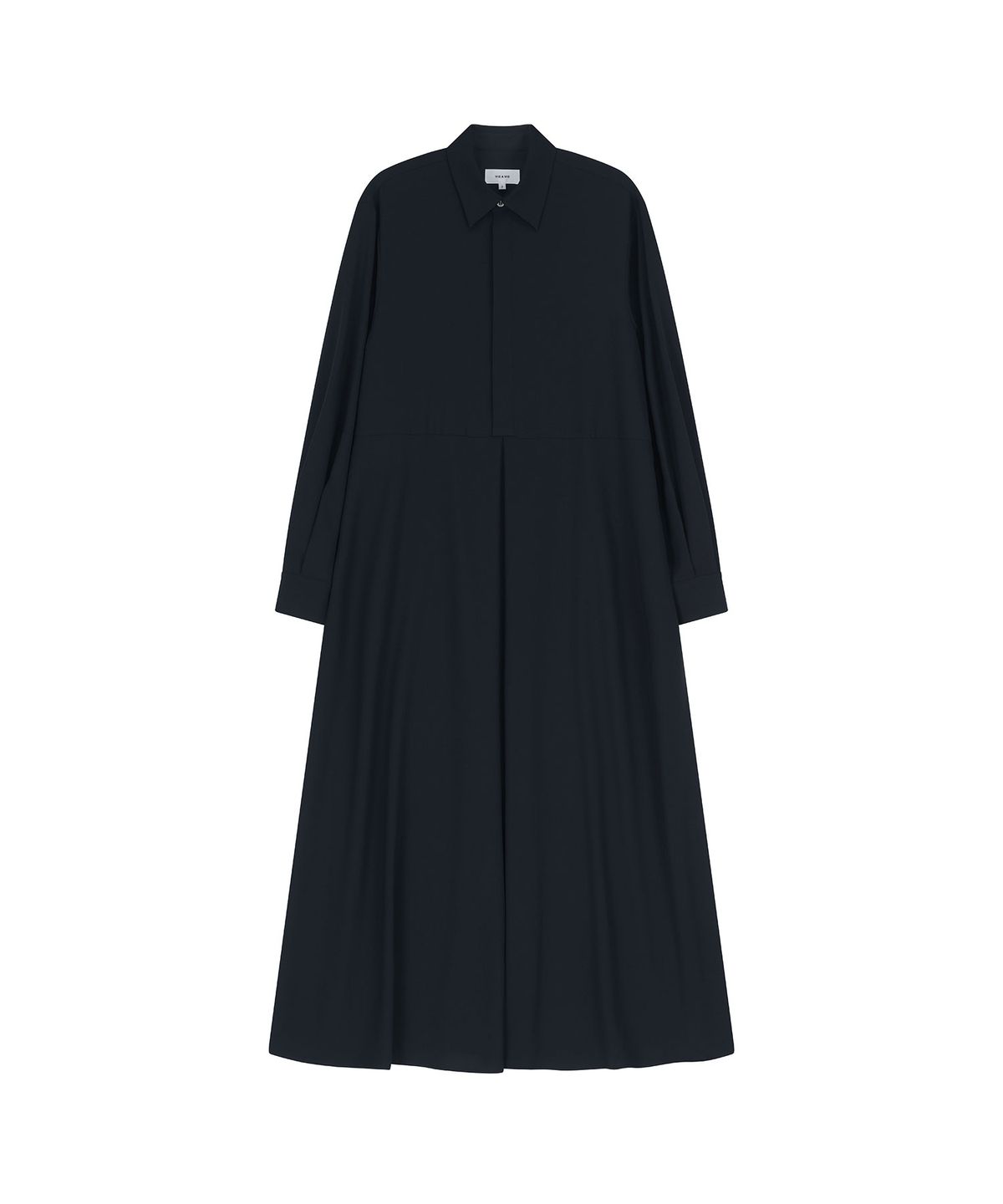 비자비(VIS A VIS) LONG SLEEVED TUNIC SHIRT DRESS (NAVY)
