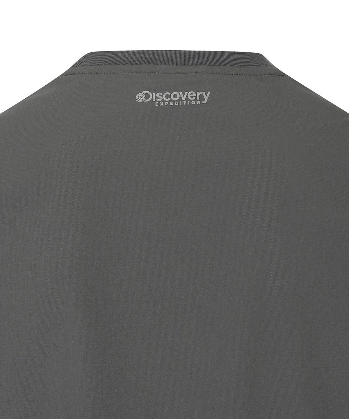 디스커버리 익스페디션(DISCOVERY EXPEDITION) 남성 프레시벤트 에어닷 우븐 반팔티셔츠 (D/GREY)