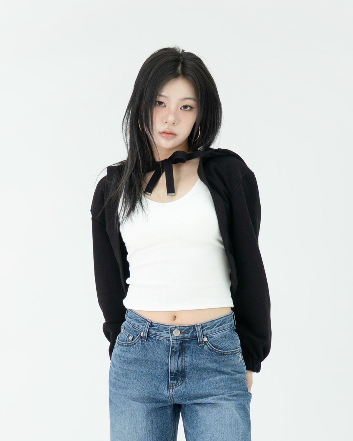 포스333(PHOS333) W Hooded Bolero