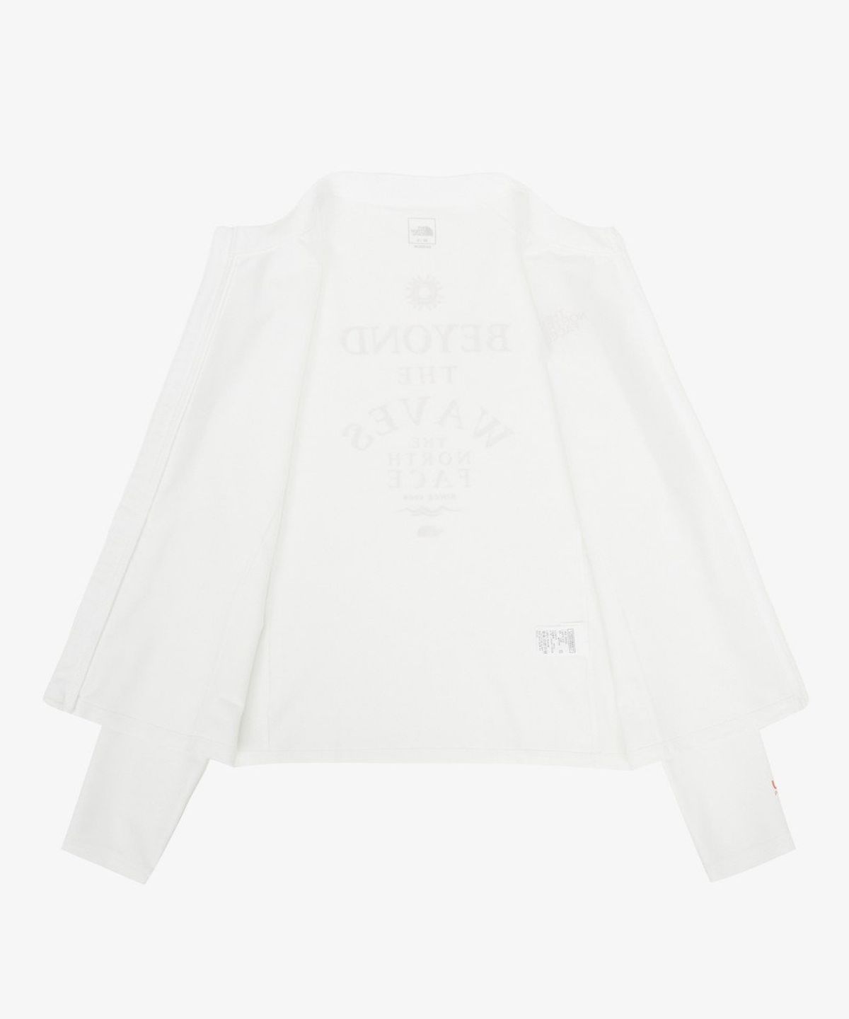 노스페이스(THE NORTH FACE) NJ5JS31B 여성 서프 래쉬가드 집업 WHITE