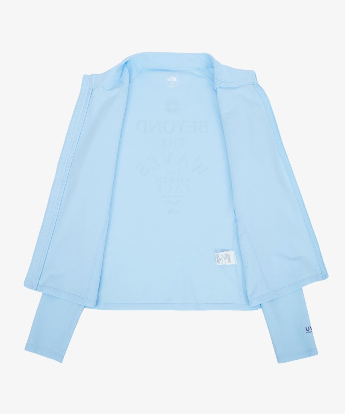 노스페이스(THE NORTH FACE) NJ5JS31C 여성 서프 래쉬가드 집업 PASTEL BLUE
