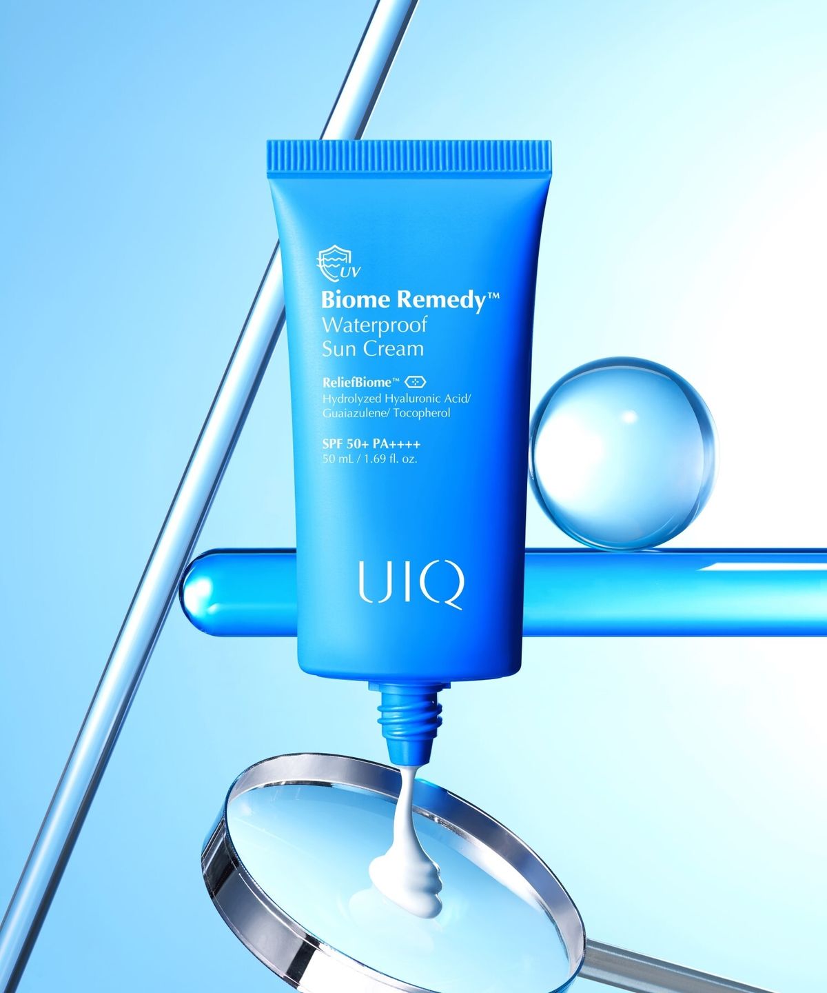 유이크(UIQ) 바이옴 레미디 워터프루프 선크림 50ml
