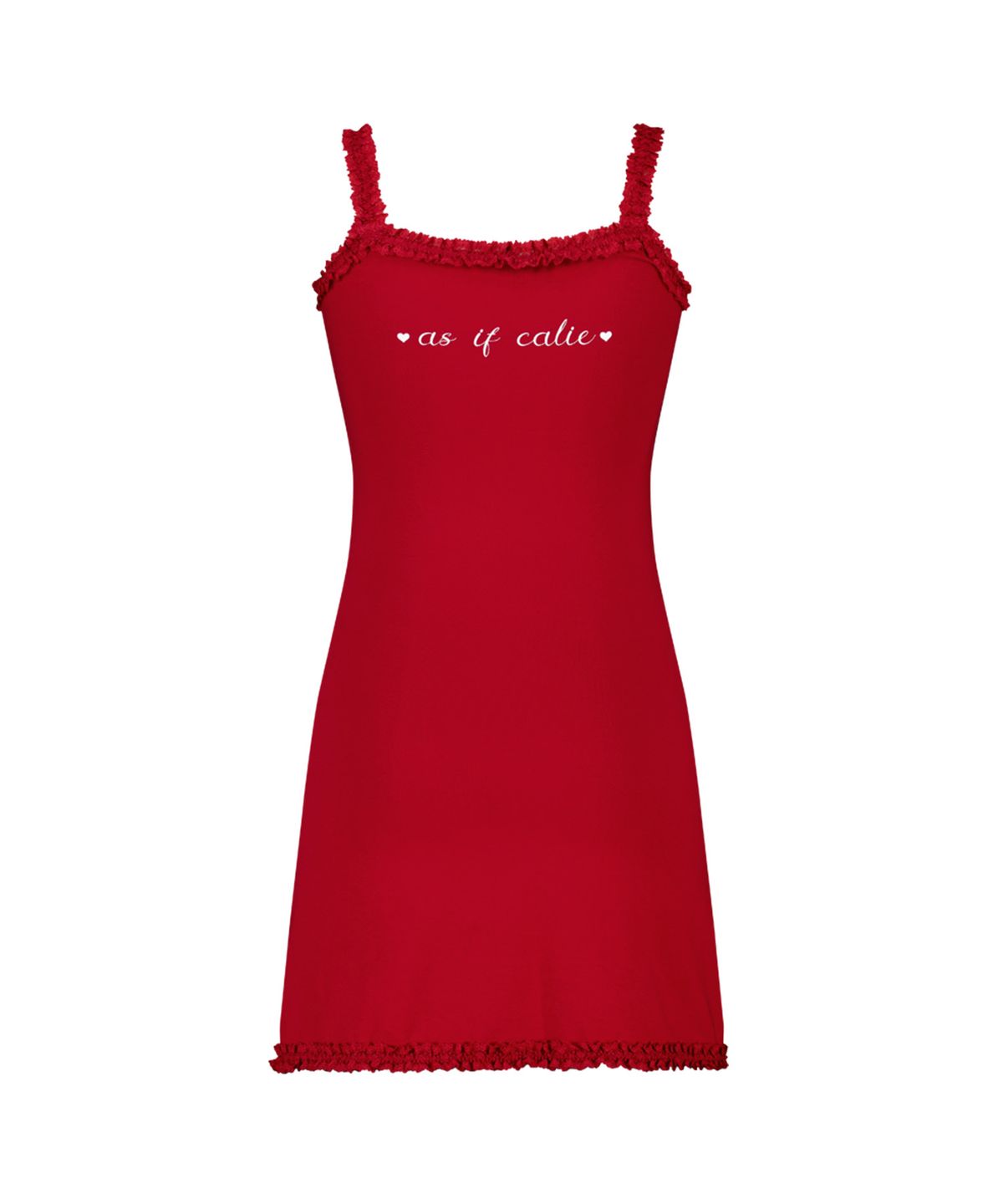 에즈이프 캘리(ASIF CALIE) GURLS LACE FESTIE MINI DRESS RED