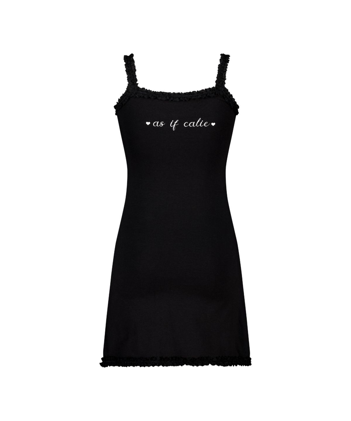 에즈이프 캘리(ASIF CALIE) GURLS LACE FESTIE MINI DRESS BLACK