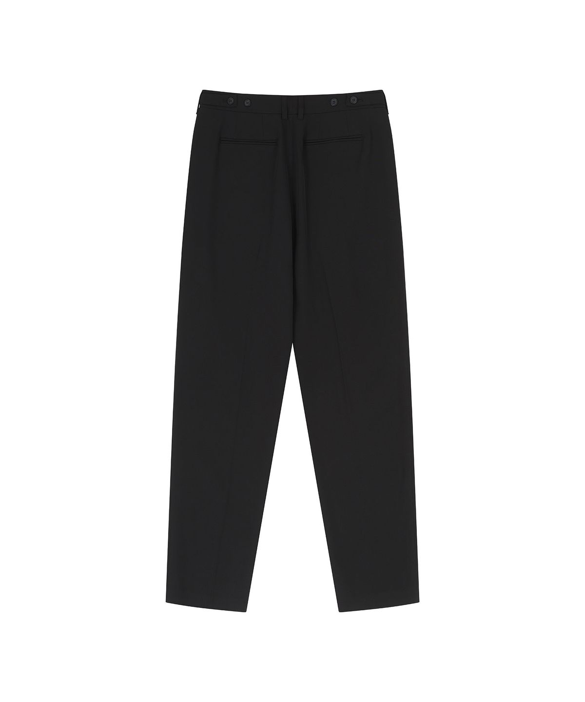 비자비(VIS A VIS) TAPERED TROUSERS (BLACK)