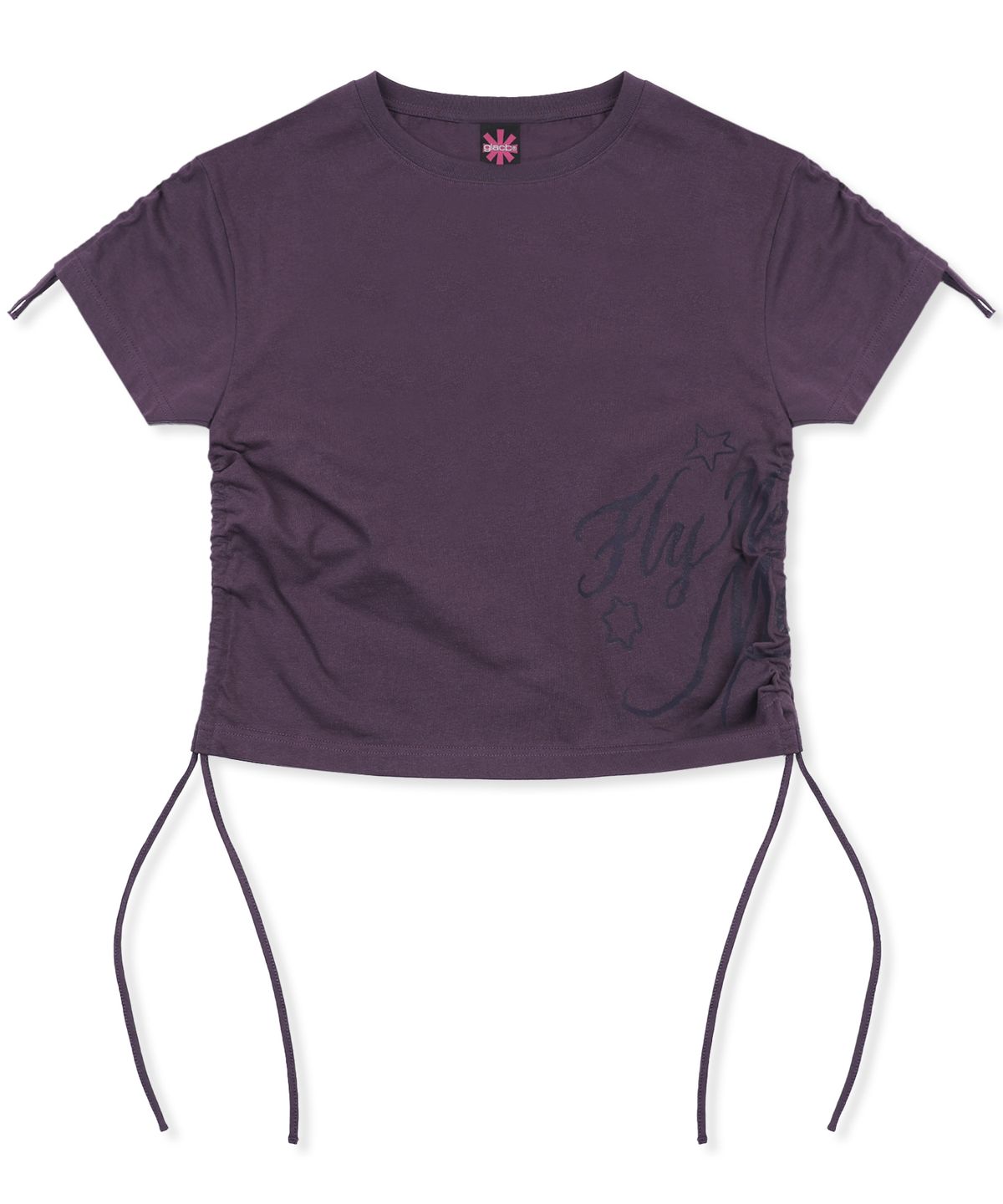 글랙(GLACK) GZT006 투더문 스트링 티셔츠 (PURPLE)